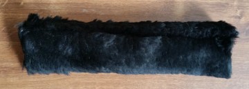 hoofdstel bontje zwart