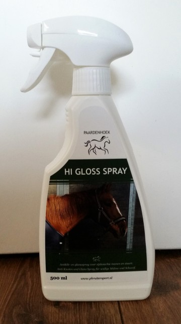 Hi gloss spray