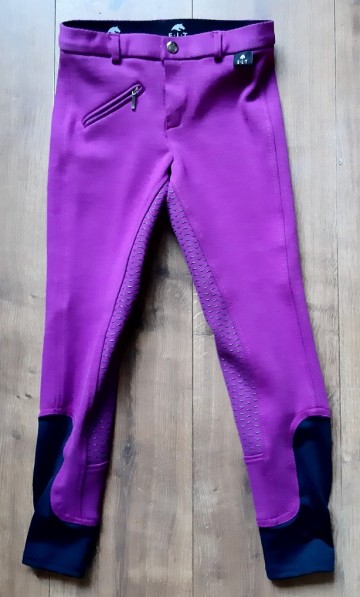 ELT rijbroek 140 donkerroze