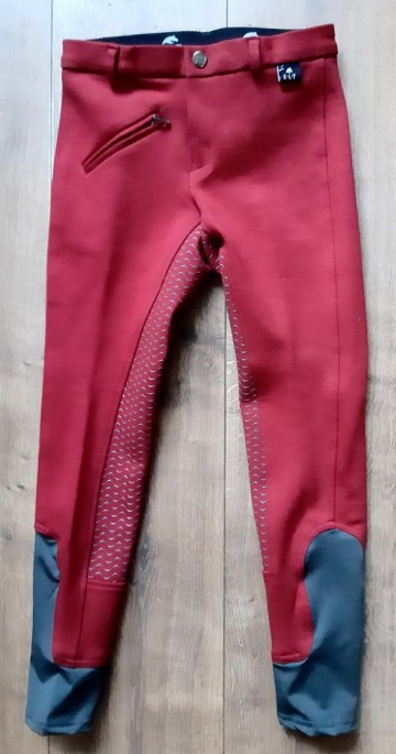 ELT rijbroek 140 rood