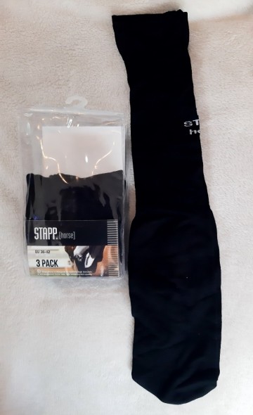 Stapp horse ultra-fine sokken zwart