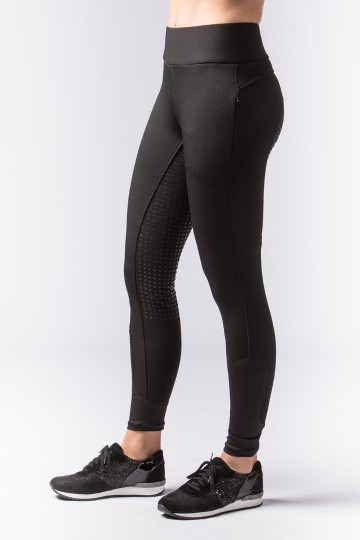 Equitights winter full grip zwart