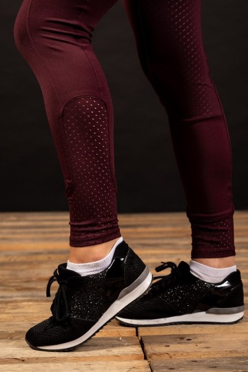 Equitights just ride rosegold bordeaux