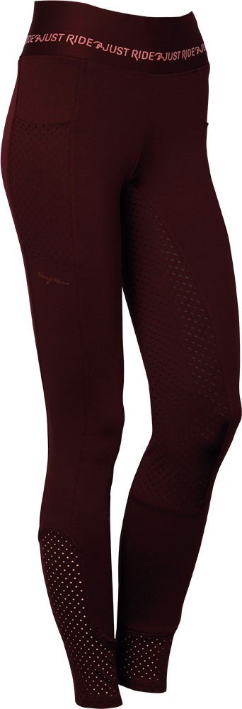 Equitights just ride rosegold bordeaux