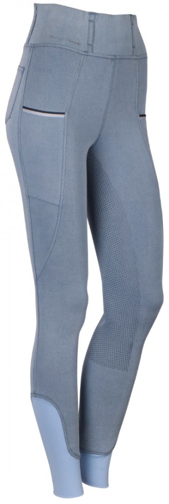 Equitights denim Praia lichtblauw