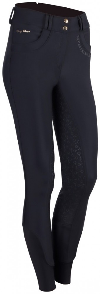 Rijbroek Ladis full grip jet black