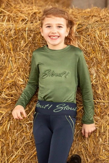 Shirt Stout legergroen