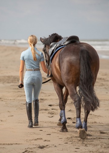Shirt Just Ride Praia lichtblauw