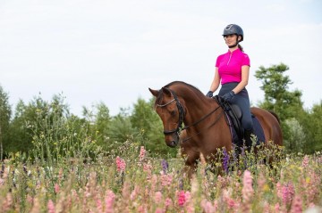 Shirt Just Ride Nightsky fuchsia