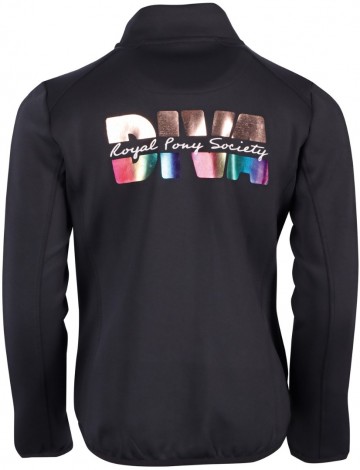 Vest Diva fuchsia zwart