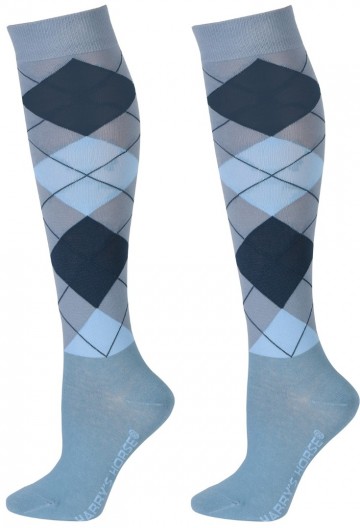 Kous Argyle summer lichtblauw