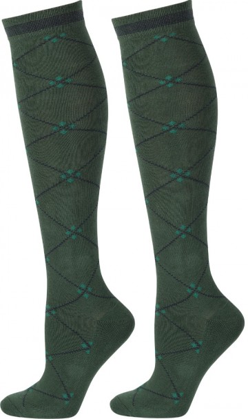 Rijsokken Sabana dark green