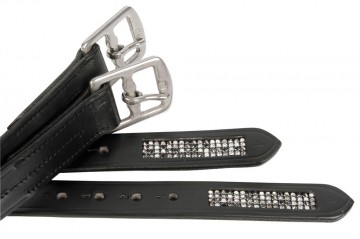 Beugelriem crystal antraciet