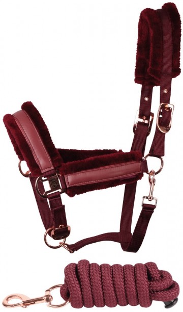 Halsterset Denici Cavalli Scabiosa bordeaux