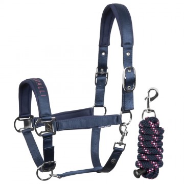 Halsterset Denici Cavalli purple passion peacoat