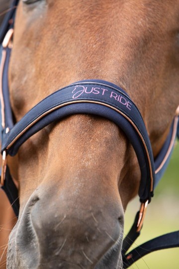 Halsterset Just Ride Nightsky navy