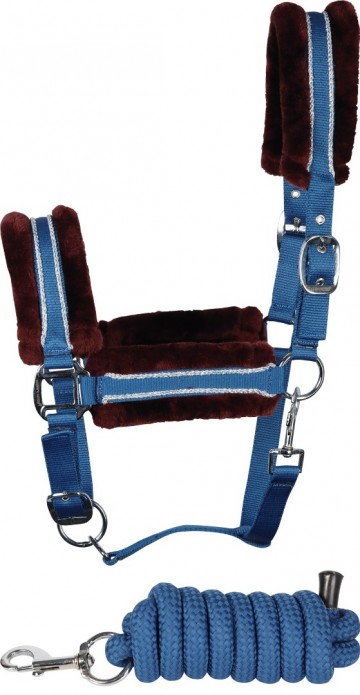 Halsterset soft dark blue