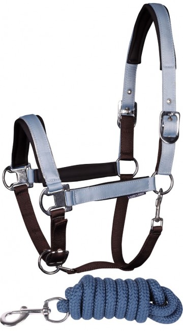 Halsterset El Pinto faded denim