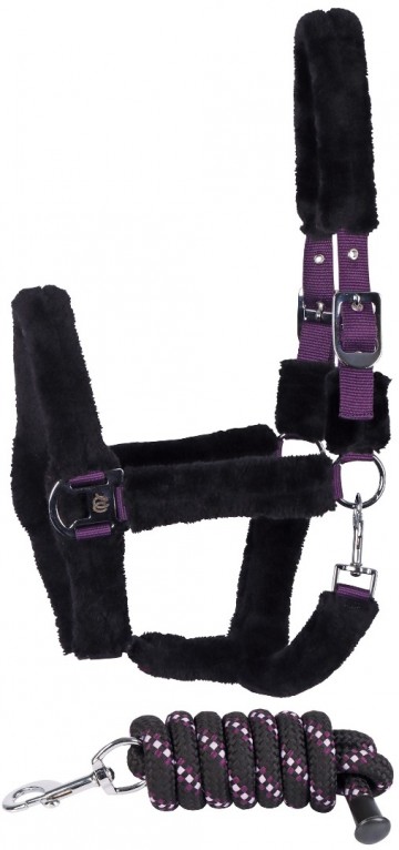 Halsterset Reine jet black