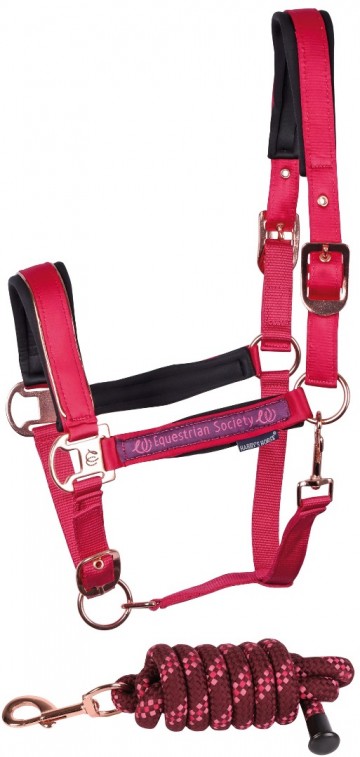 Halsterset Dividal cerise