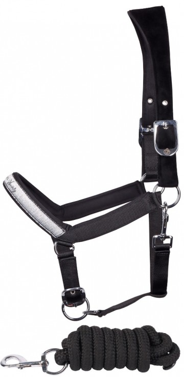 Halsterset Rabat jet black