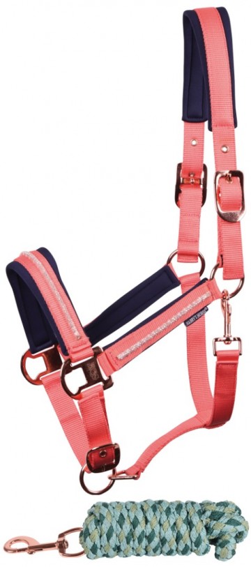 Halsterset Valli porcelain rose