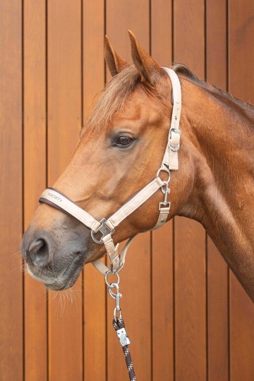 Halsterset Eli silver mink