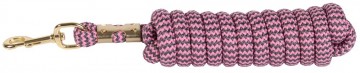 Halstertouw 3 meter pink grey