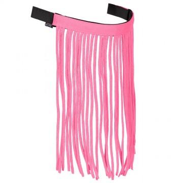 Vliegenfrontriem colour roze