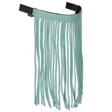 Vliegenfrontriem colour turquoise