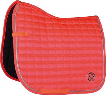 Zadeldek Reverso satin roze