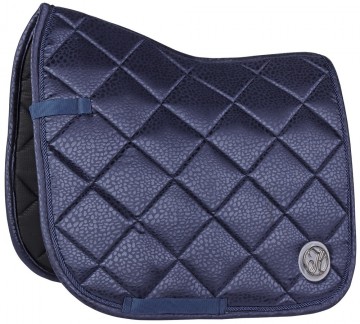 Zadeldek Reverso Leopard navy