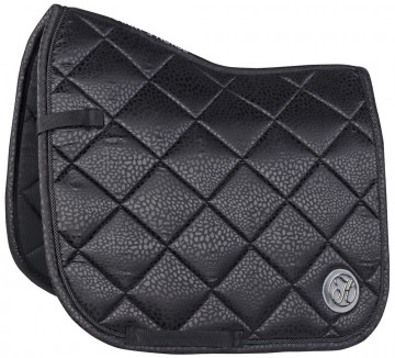 Zadeldek Reverso Leopard zwart