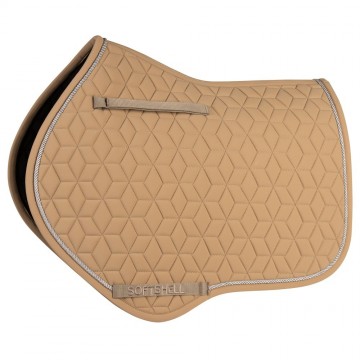 Zadeldek softshell spring taupe