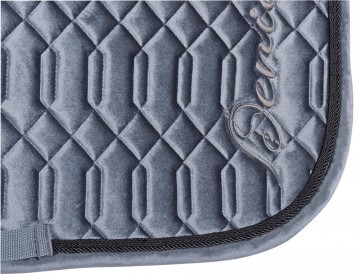 Zadeldek Velvet Denici Cavalli Indigo staalblauw