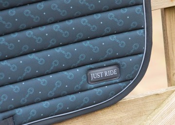 Zadeldek Just Ride Retro navy