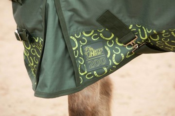 Outdoordeken Stout lime legergroen