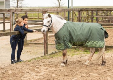 Outdoordeken Stout lime legergroen