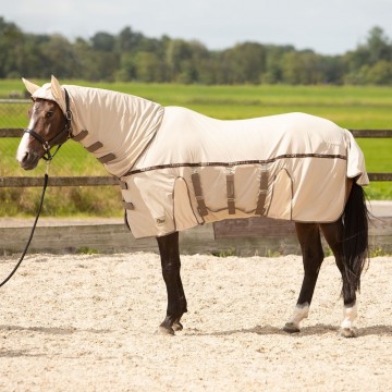 Vliegendeken mesh pro belly oxford tan