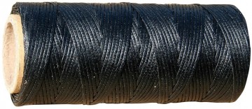 Vlechtgaren gewaxt zwart