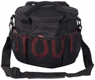 Poetstas Stout coral-zwart