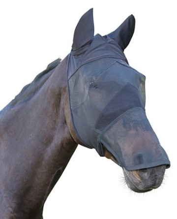 Vliegenmasker met oren en neusflap