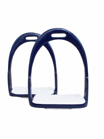 German Riding beugels blauw gelakt