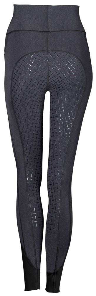 Equitights melange zwart