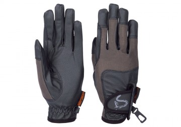 Hh handschoenen equestrian society orange