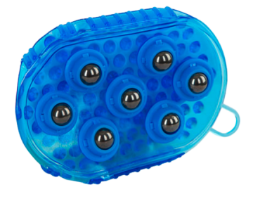 Magneet massage borstel blauw