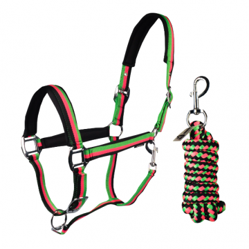 Horka set neon groen roze