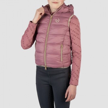 bodywarmer rai mauve berry