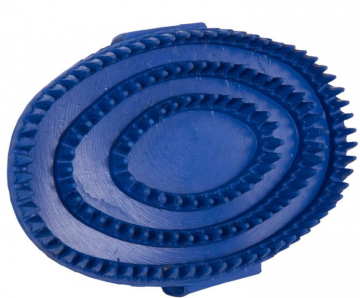 Rubber rosborstel blauw