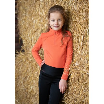 Shirt Loulou San Sebastian hot coral